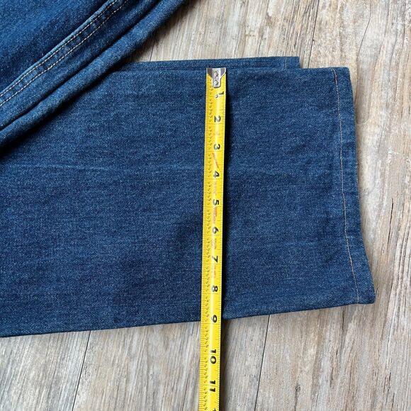 Vintage Calvin Klein Jeans Women's 6 / 25 x 31 Wide Leg High Rise Blue 80s USA - Picture 12 of 12